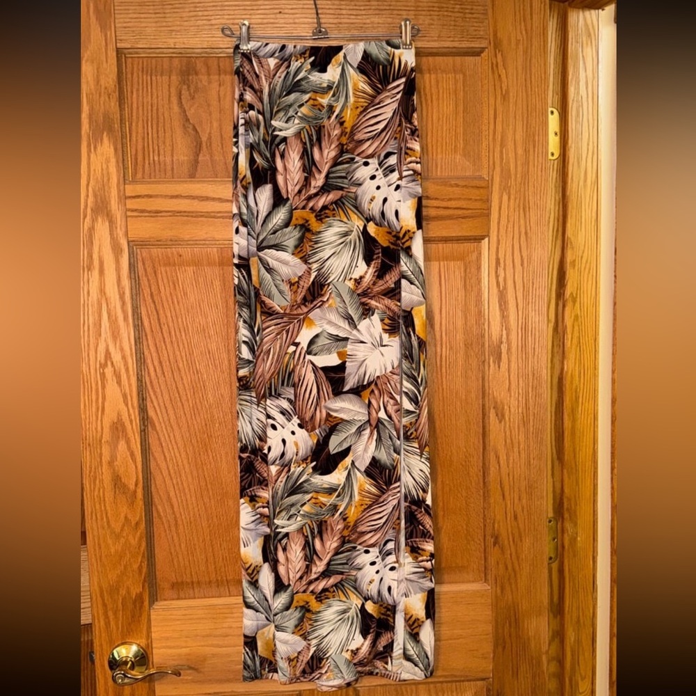 Tropical BodyCon Maxi Skirt